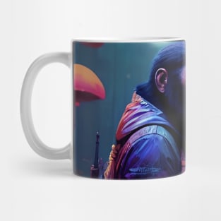 Abstract Another World Ape Mug